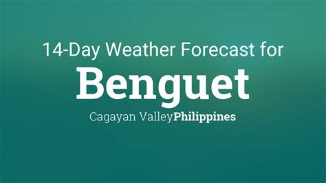 Hourly forecast for Benguet, Philippines .
